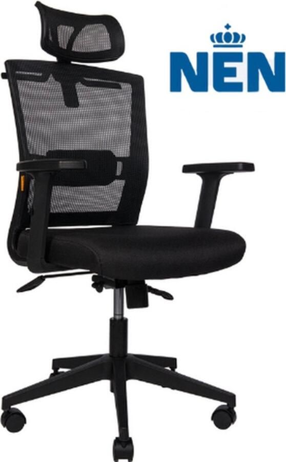 Plaine Ergonomische Bureaustoel met Hoofdsteun Bureaustoelen voor Volwassenen Office Chair Game Gaming Stoel Kantoorstoel Volledig Verstelbaar