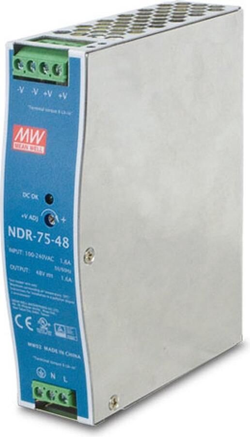 Planet PWR-75-48 power supply unit 75 W Blauw Grijs