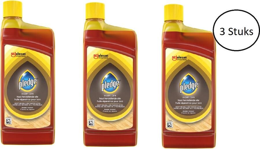 Pledge 3x meubelolie meubel olie 3x 250ml