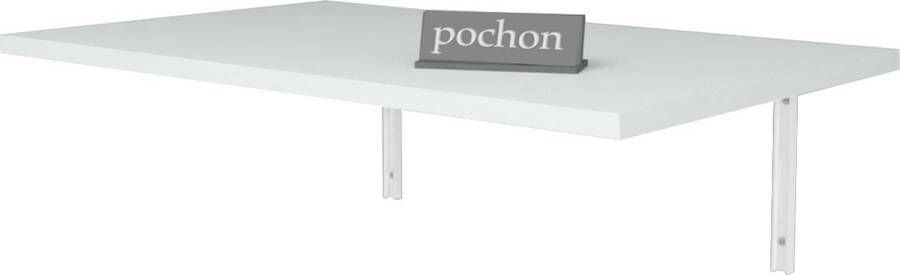 Pochon Home Inklapbare Bureau Wit Compact 72 x 45