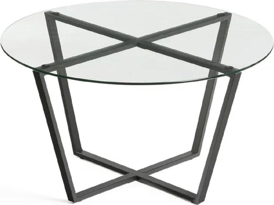 Pochon Salontafel Coco Zwart 90x90x45