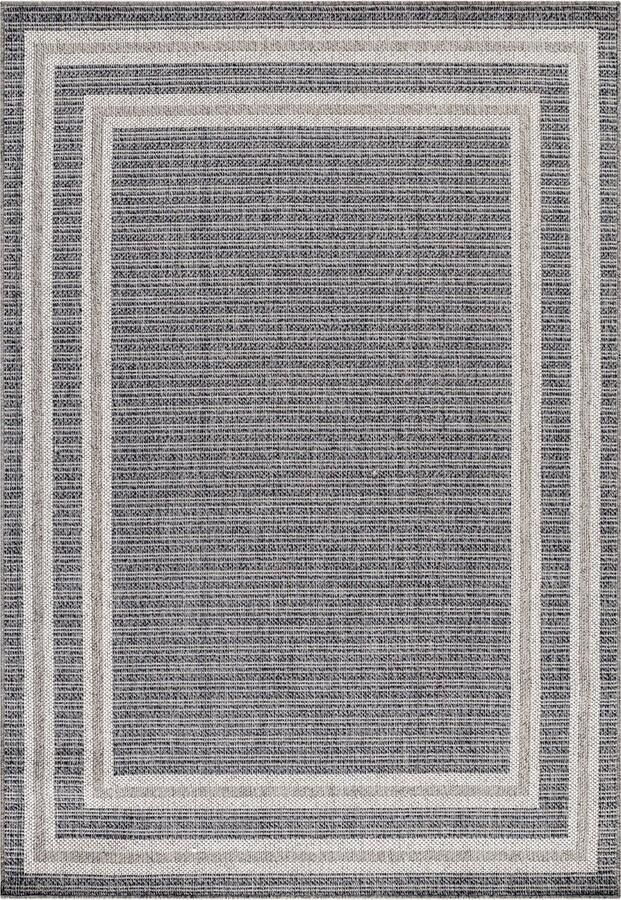 Pochon Tapijt Aruba Grijs 170x120x0 7 Vloerkleed Rand Buiten Laagpolige Vloerkleed Kortpolige Vloerkleed Rechthoekige Tapijt Rechthoekige Vloerkleed