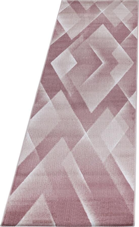 Pochon Tapijt Costa Roze 250 Cmx80 Cmx0 9 Cm Vloerkleed Laagpolige Vloerkleed Kortpolige Vloerkleed