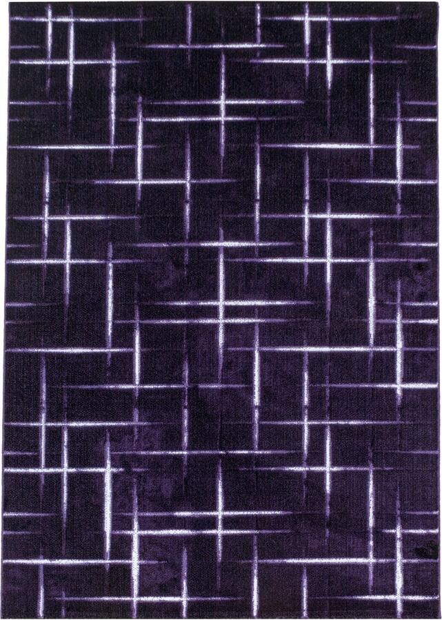 Pochon Tapijt Costa Paars 150x80x0 9 Vloerkleed Gestreept Laagpolige Vloerkleed Kortpolige Vloerkleed Rechthoekige Tapijt Rechthoekige Vloerkleed