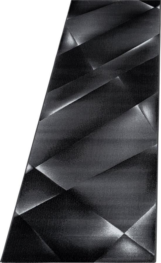Pochon Tapijt Costa Zwart 250x80x0 9 Vloerkleed Abstract Laagpolige Vloerkleed Kortpolige Vloerkleed Rechthoekige Tapijt Rechthoekige Vloerkleed