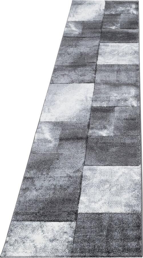 Pochon Tapijt Hawaii Grijs 300x80x1 3 Vloerkleed Geruit Hoogpolige Vloerkleed Rechthoekige Tapijt Rechthoekige Vloerkleed