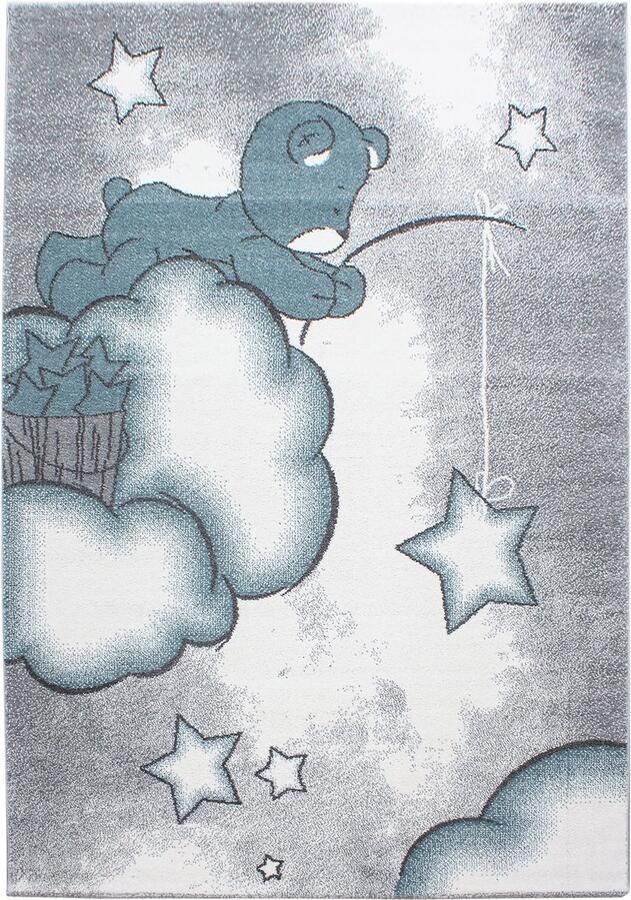 Pochon Tapijt Kids Blauw 230x160x1 1 Vloerkleed Race Auto Hoogpolige Vloerkleed voor Kinderkamer Speelkleed Rechthoekige Tapijt Rechthoekige Vloerkleed