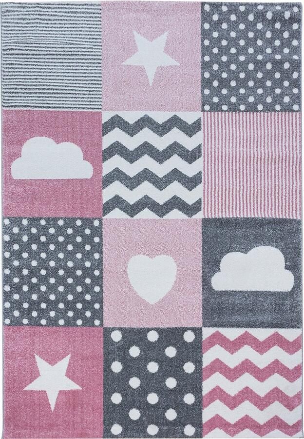 Pochon Tapijt Kids Roze 200x140x1 1 Vloerkleed Eenhoorn Hoogpolige Vloerkleed voor Kinderkamer Speelkleed Rechthoekige Tapijt Rechthoekige Vloerkleed - Foto 3