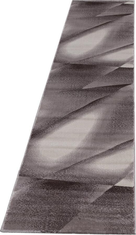Pochon Tapijt Miami Bruin 300x80x1 2 Vloerkleed Abstract Hoogpolige Vloerkleed Rechthoekige Tapijt Rechthoekige Vloerkleed