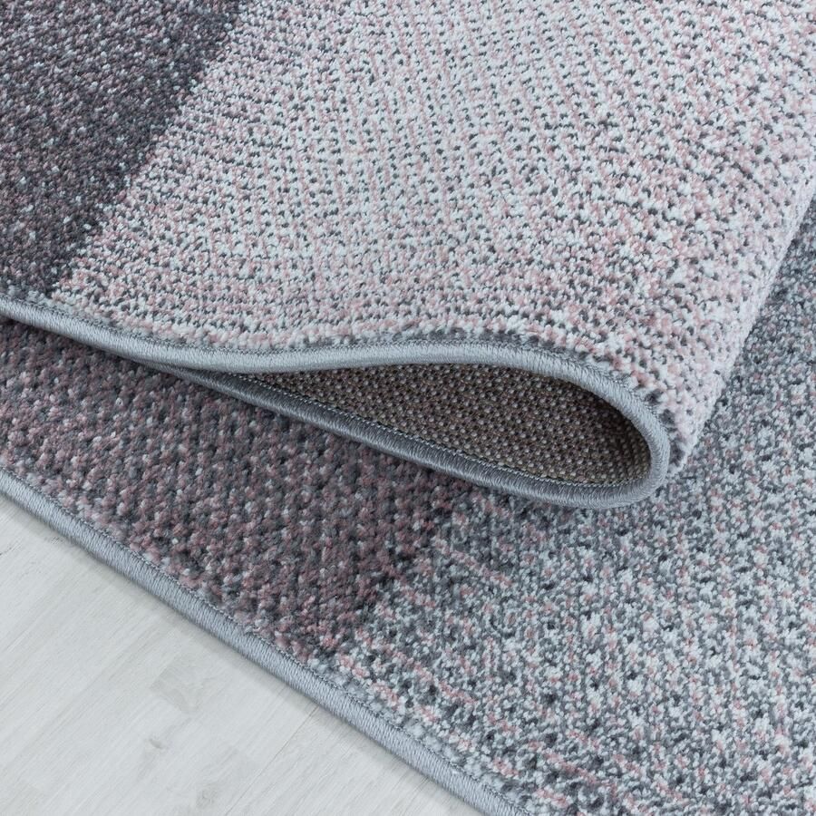 Pochon Tapijt Ottawa Roze 150x80x0 8 Vloerkleed Geruit Laagpolige Vloerkleed Kortpolige Vloerkleed Rechthoekige Tapijt Rechthoekige Vloerkleed - Foto 2