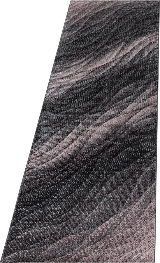 Pochon Tapijt Ottawa Roze 250x80x0 8 Vloerkleed Golven Laagpolige Vloerkleed Kortpolige Vloerkleed Rechthoekige Tapijt Rechthoekige Vloerkleed