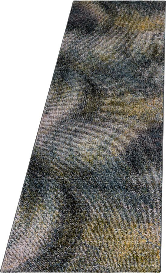 Pochon Tapijt Ottawa Veelkleurig 250x80x0 8 Vloerkleed Golven Laagpolige Vloerkleed Kortpolige Vloerkleed Rechthoekige Tapijt Rechthoekige Vloerkleed