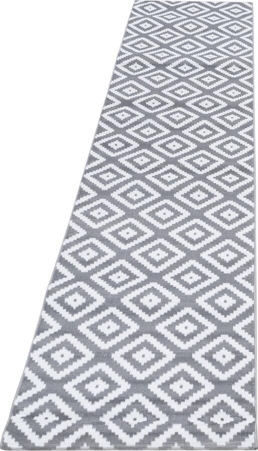 Pochon Tapijt Plus Grijs 300x80x0 6 Vloerkleed Geometrisch Laagpolige Vloerkleed Kortpolige Vloerkleed Rechthoekige Tapijt Rechthoekige Vloerkleed