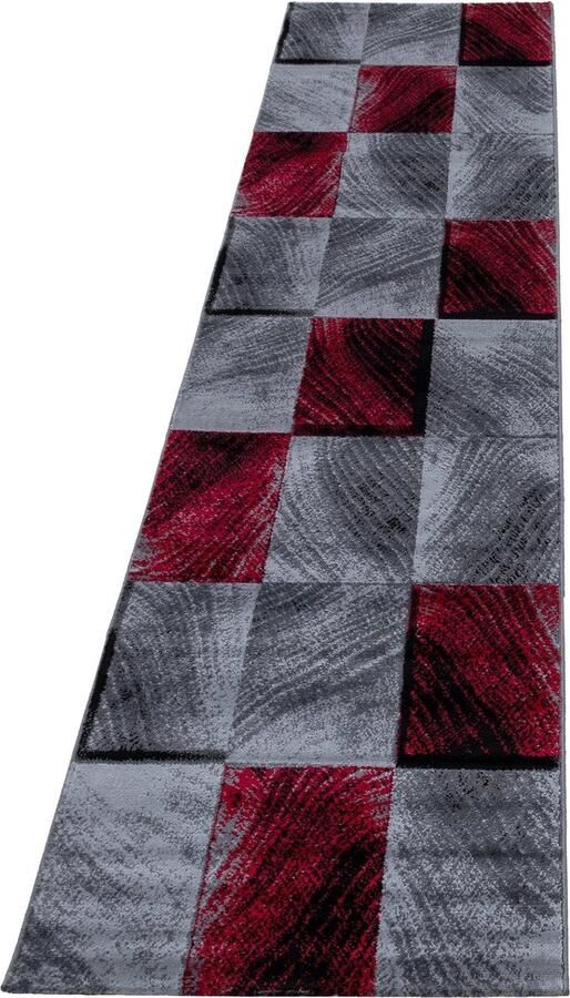 Pochon Tapijt Plus Rood 300x80x0 6 Vloerkleed Meander Laagpolige Vloerkleed Kortpolige Vloerkleed Rechthoekige Tapijt Rechthoekige Vloerkleed - Foto 2
