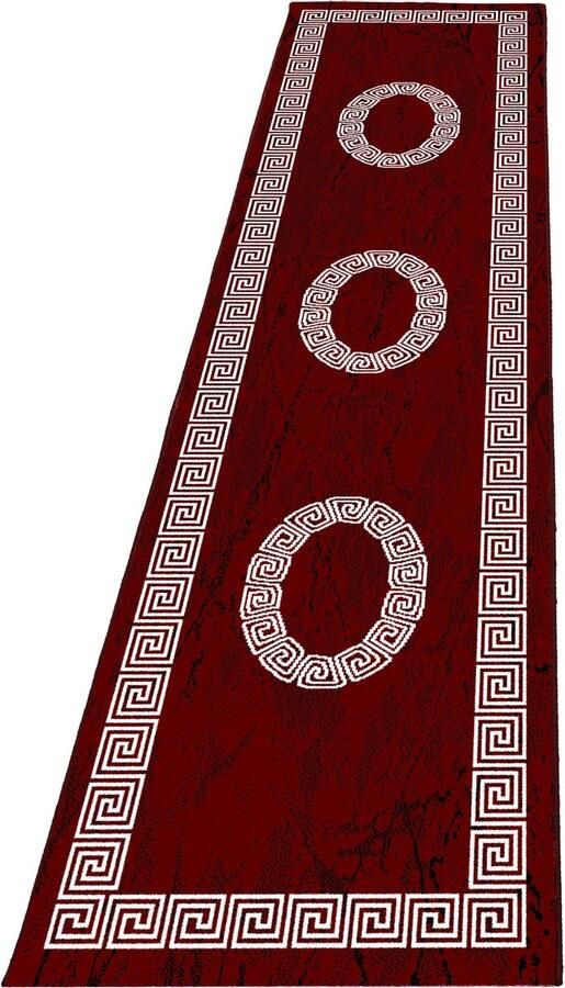 Pochon Tapijt Plus Rood 300x80x0 6 Vloerkleed Meander Laagpolige Vloerkleed Kortpolige Vloerkleed Rechthoekige Tapijt Rechthoekige Vloerkleed