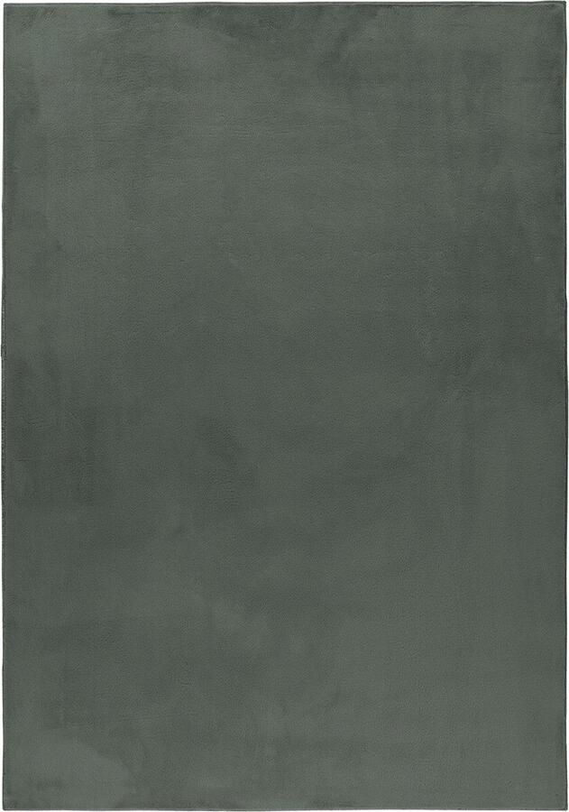 Pochon Tapijt Pouffy Groen 200x140x2 Vloerkleed Effen Hoogpolige Vloerkleed Rechthoekige Tapijt Rechthoekige Vloerkleed