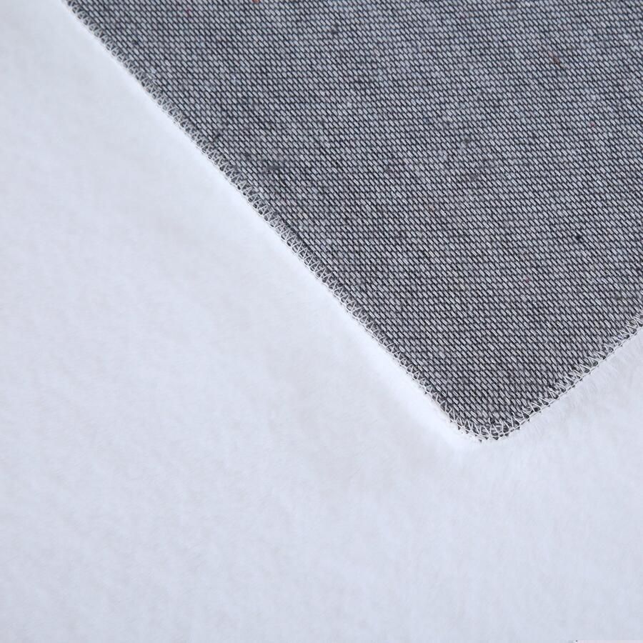 Pochon Tapijt Pouffy Wit 230x160x2 Vloerkleed Effen Hoogpolige Vloerkleed Rechthoekige Tapijt Rechthoekige Vloerkleed