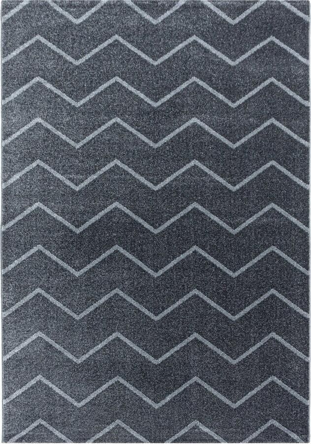 Pochon Tapijt Rio Grijs 200x140x1 1 Vloerkleed Chevron Hoogpolige Vloerkleed Rechthoekige Tapijt Rechthoekige Vloerkleed
