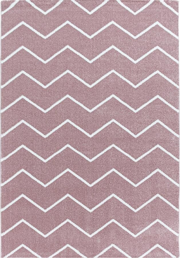 Pochon Tapijt Rio Roze 170x120x1 1 Vloerkleed Chevron Hoogpolige Vloerkleed Rechthoekige Tapijt Rechthoekige Vloerkleed