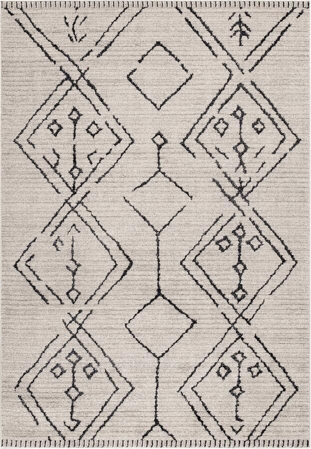 Pochon Tapijt Taznaxt Beige 170x120x1 5 Vloerkleed Boho Hoogpolige Vloerkleed Rechthoekige Tapijt Rechthoekige Vloerkleed