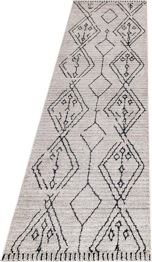 Pochon Tapijt Taznaxt Beige 250x80x1 5 Vloerkleed Boho Hoogpolige Vloerkleed Rechthoekige Tapijt Rechthoekige Vloerkleed