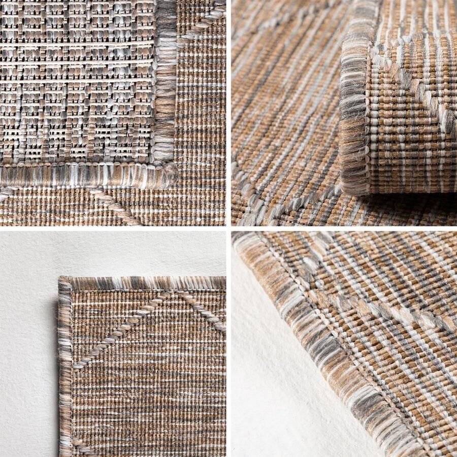 Pochon Tapijt Zagora Beige 370x280x0 5 Vloerkleed Diamant Buiten Laagpolige Vloerkleed Kortpolige Vloerkleed Rechthoekige Tapijt Rechthoekige Vloerkleed