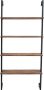 Pochon Wood Houten Wandkast Hangend Walnoot 4 Planken 100% Natuurlijke Dennenhout 69x21x150 cm - Thumbnail 2