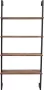 Pochon Wood Houten Wandkast Hangend Walnoot 4 Planken 100% Natuurlijke Dennenhout 69x21x150 cm - Thumbnail 1