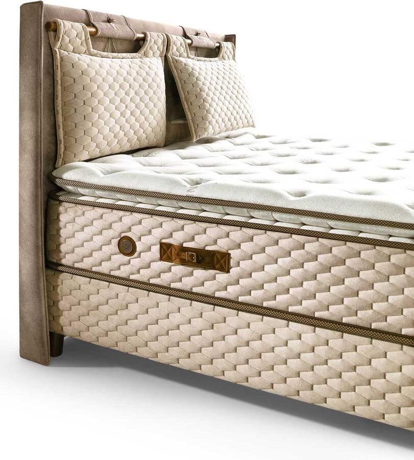 Pointhome Bambi Matras 140x200 H3 Magnasand Therapie Wasbare en Ademende Matras met Bio-energie Regulerend Magnetisch Zwart Zand - Foto 2