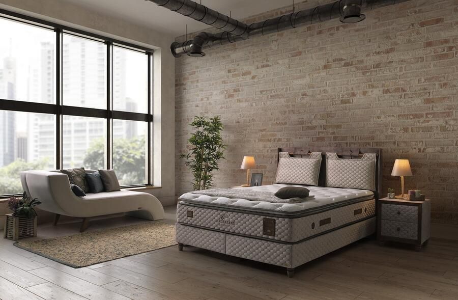 Pointhome Bambi Matras 140x200 H3 Magnasand Therapie Wasbare en Ademende Matras met Bio-energie Regulerend Magnetisch Zwart Zand