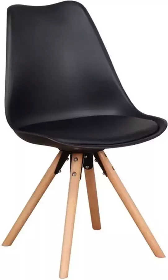 Polaza Eetkamerstoelen 8 Stuks Set van 8 Hout Leren Bekleding – Stoelen Set Luxe Eetkamerstoelen – Eetkamerstoel Grijs