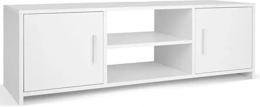 Polaza TV Meubel Luxe Dressoir TV Kast Met Opbergruimte Woonkamer Kast Wandkast voor TV Wit