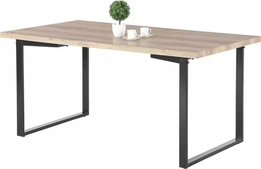 Poldimar Eettafel Dave 160x90cm eik zwart - Foto 2