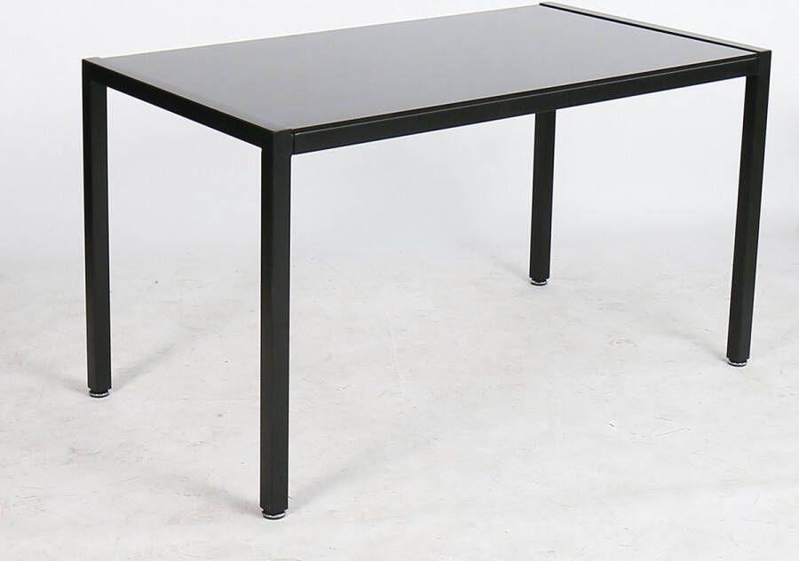 Poldimar Eettafel Lomi 133cm zwart