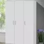 Poldimar Kledingkast 120 cm Wit - Thumbnail 1