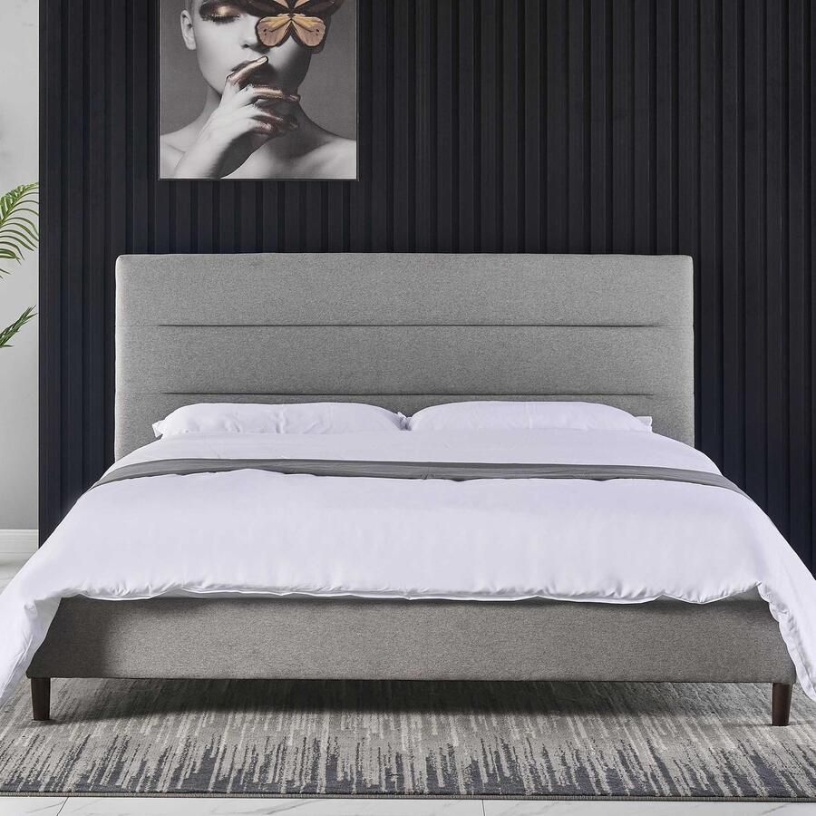 Poldimar Tweepersoonsbed Zulema 180x200 Grijs