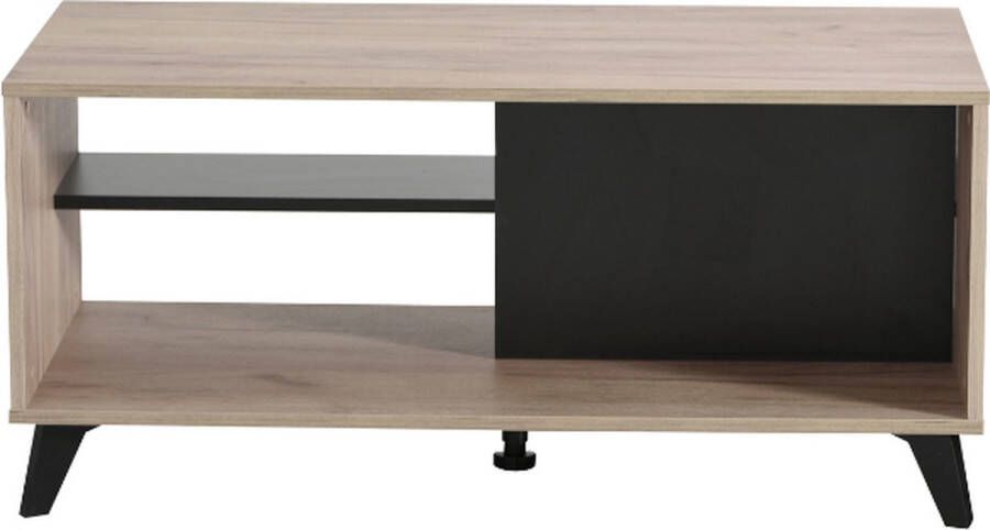 poldimar Salontafel Bruin 102x47x47 cm