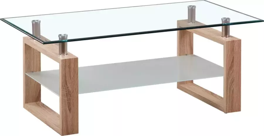 Poldimar Salontafel Bruin 110x60x45 cm