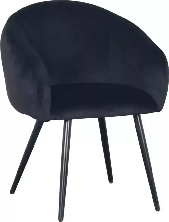 Pole to Pole Bubble Stoel Velvet Zwart