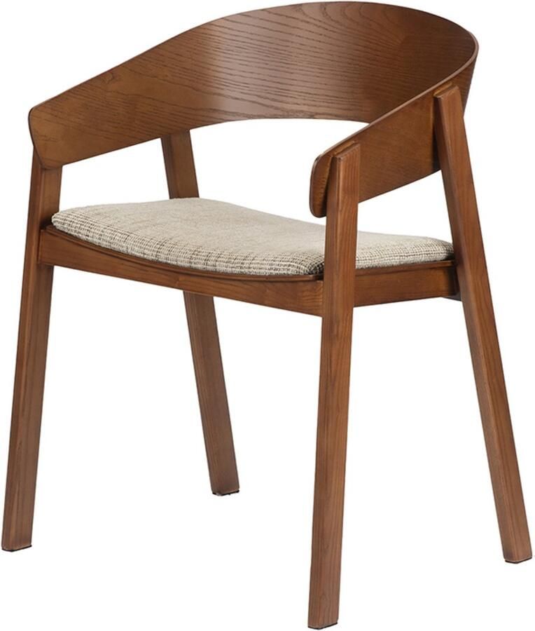 Pole to Pole BV Pole to Pole Edo Houten Fauteuil Roodachtig