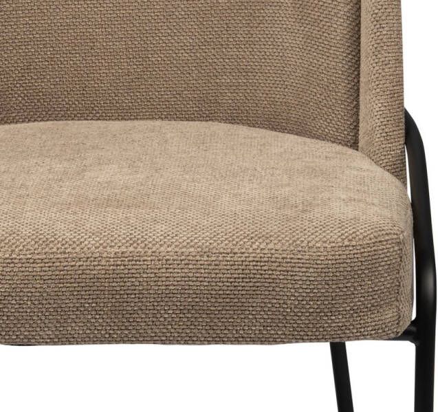 Pole to Pole Fjord Eetkamerstoel Chenille Bruin - Foto 3