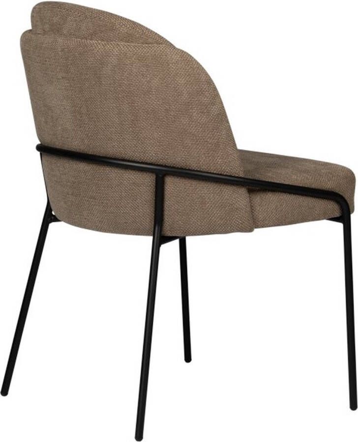 Pole to Pole Fjord Eetkamerstoel Chenille Bruin