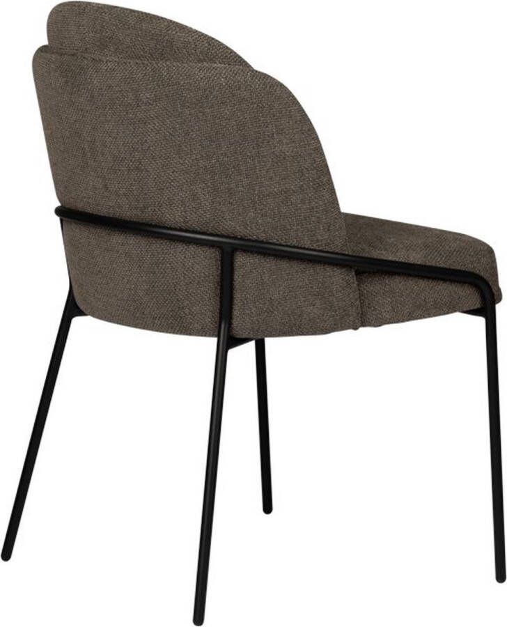 Pole to Pole Fjord Eetkamerstoel Chenille Taupe - Foto 2