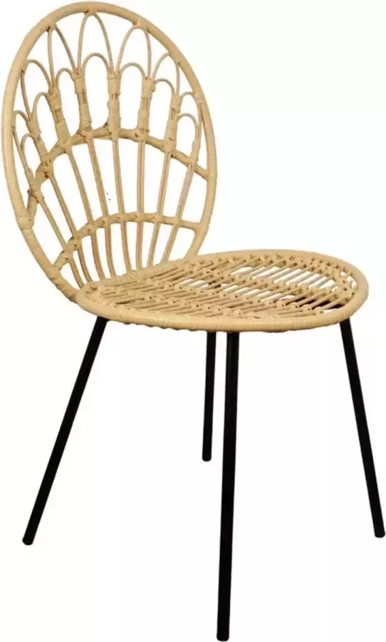 Pole to Pole Peacock chair synthetisch rotan Naturel Tuinstoel