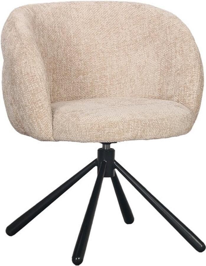 Pole to Pole Pebble Draaistoel Latte - Foto 2