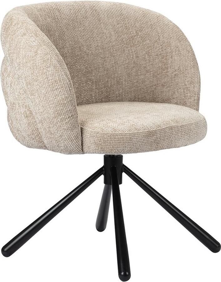 Pole to Pole Pebble Draaistoel Latte