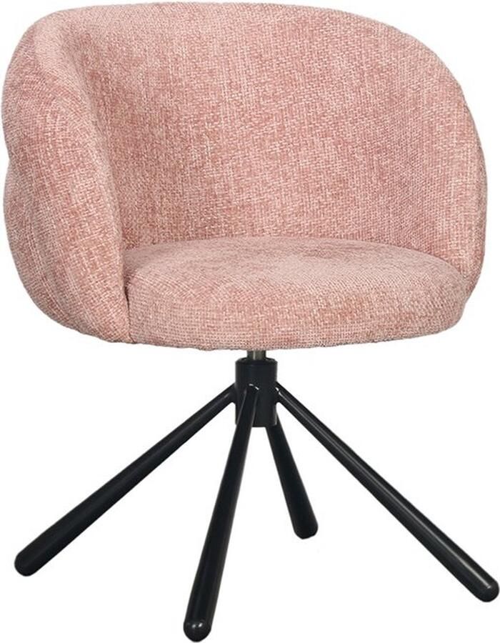 Pole to Pole Pebble Draaistoel Pastelroze