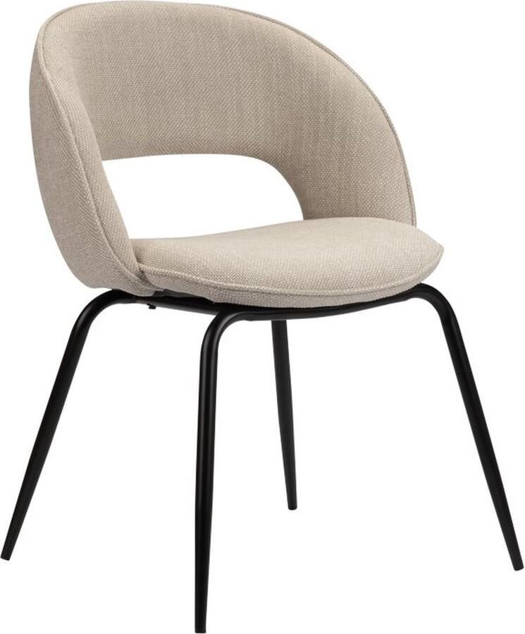 Pole to Pole Eetkamerstoel Rainbow stoel Chenille Beige