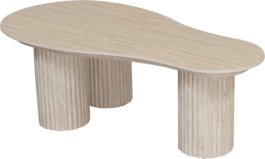 Pole to Pole Salontafel Craft organisch groot keramiek travertijn