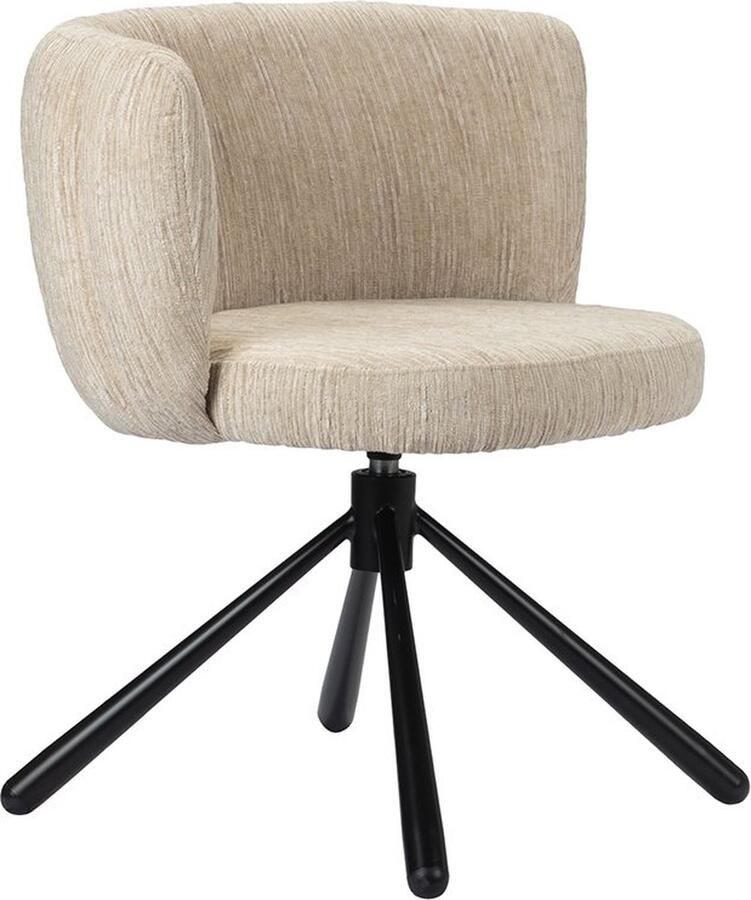 Pole to Pole Shell Rotating Chair Natural